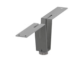 IKEA BESTA Supporting Leg, Grey 10cm